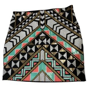 - -‎ Express Sequin Mimi Skirt Sz SP